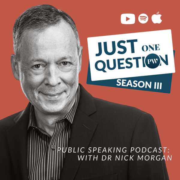 Just One Question: Public Speaking Podcast